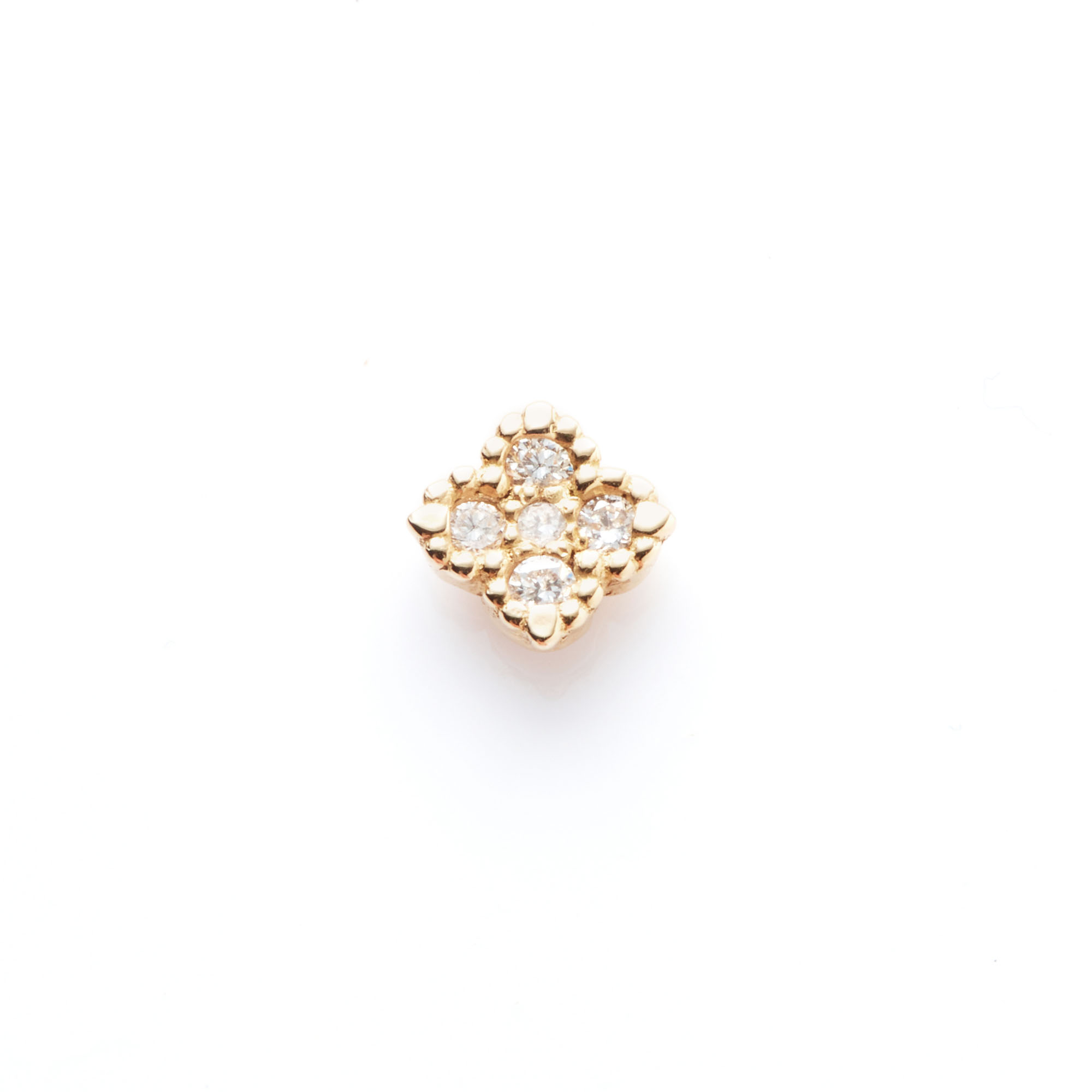 ANGÈLE BROUSSE Nina One puce d'oreille or jaune 18 carats diamant