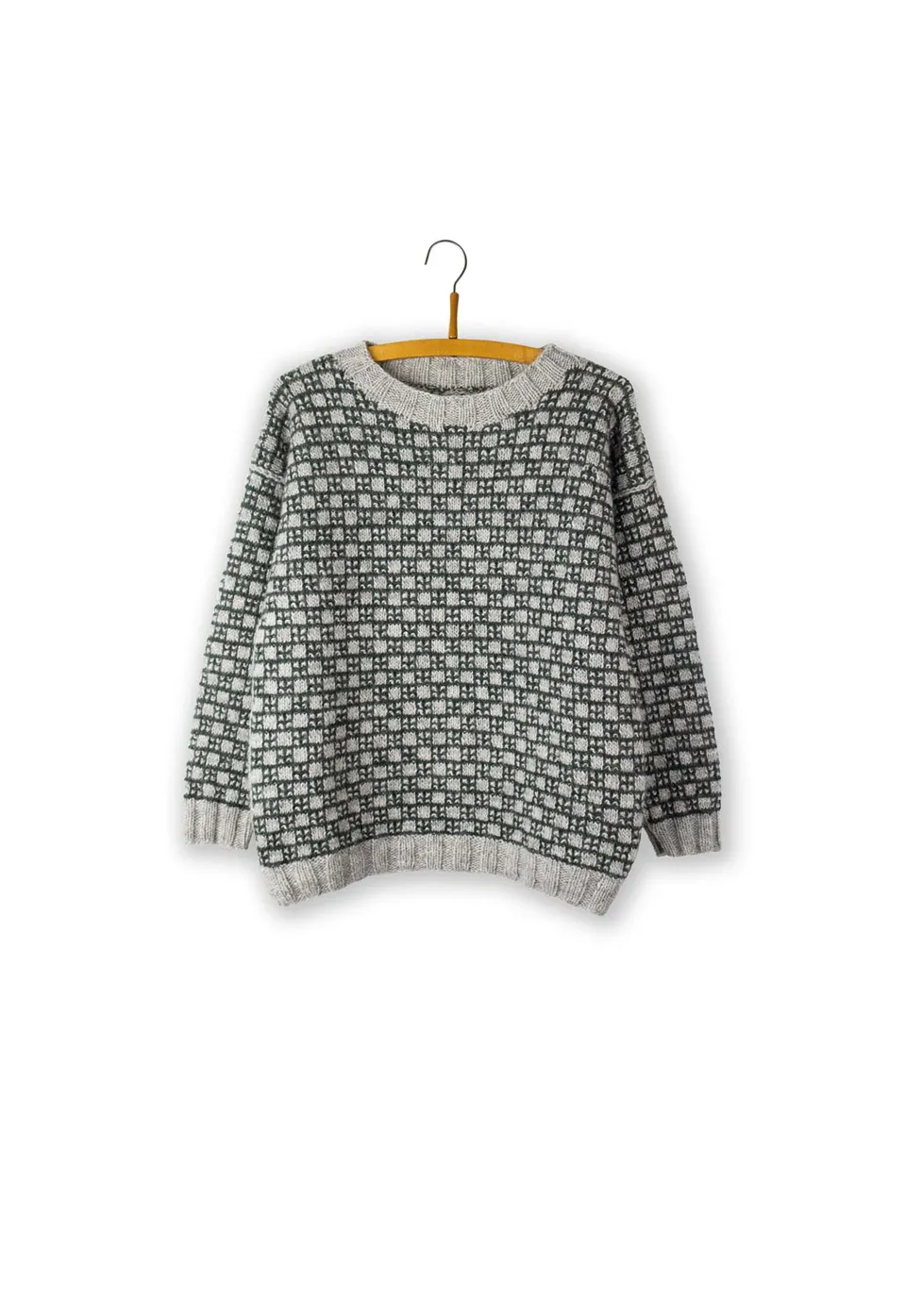 Isager Scottish check Tvinni + Tversted kit tricot à carreaux