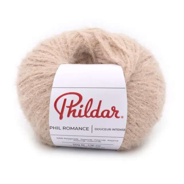 Phildar Phil Romance fil à tricoter Gazelle 50g doux poilu