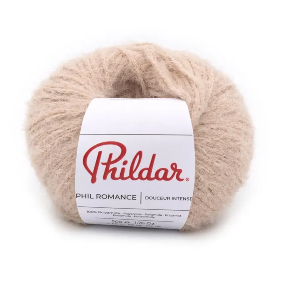 Phildar Phil Romance fil à tricoter Gazelle 50g doux poilu