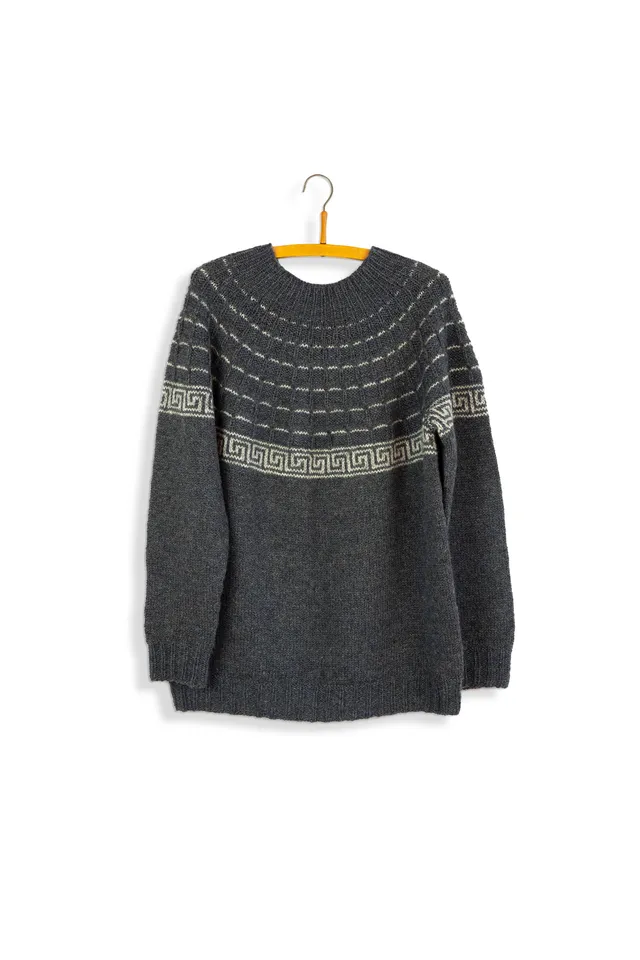 Isager Dæxel No 4 patron tricot pull laine