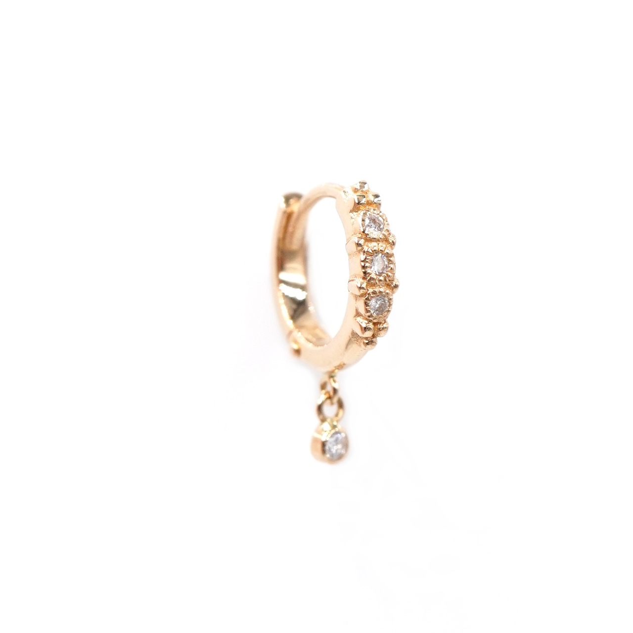 Angèle Brousse Susie créole pampille or jaune 18 carats