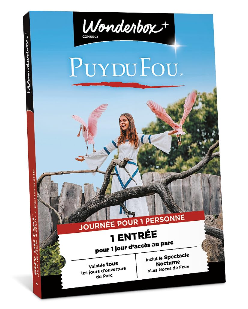 Wonderbox Connect Puy du Fou coffret 1 jour 1 pers