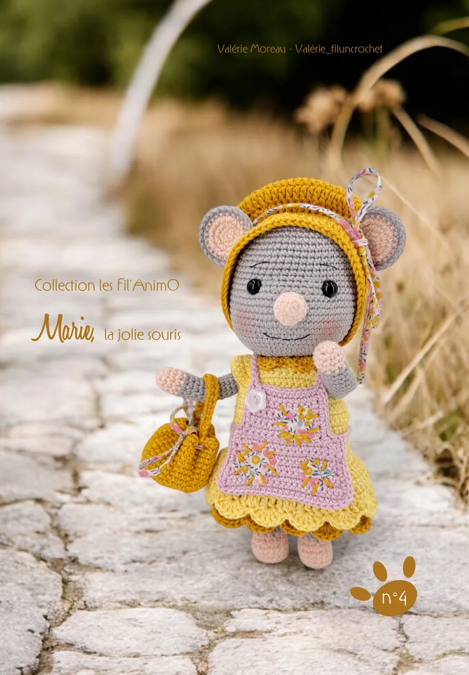 Valerie Fil Un Crochet Kit Marie kit crochet souris amigurumi