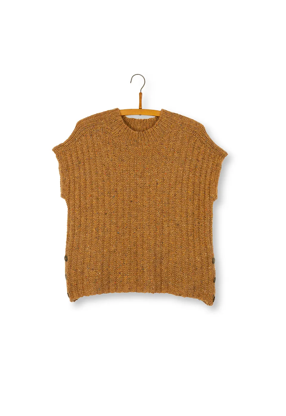 Isager Gyvel Vest kit tricot gilet laine