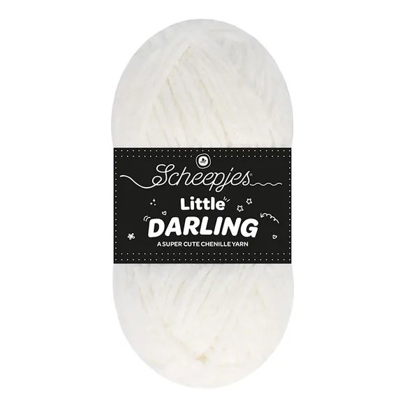 Scheepjes Little Darling 401 fil chenille Ice Bear