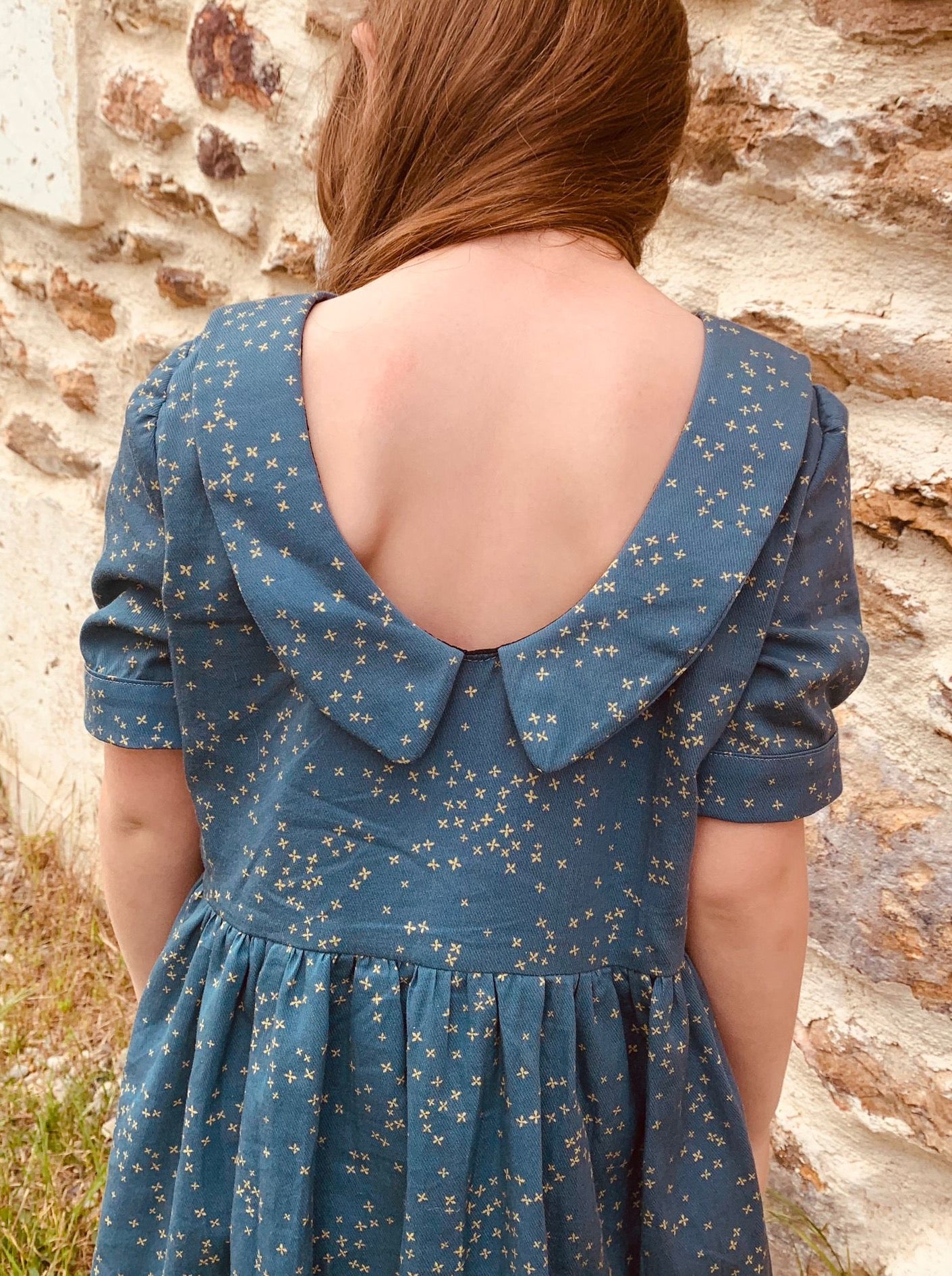 Laeti & Léa Cho Junior patron blouse enfant 4-14 ans PDF col plat