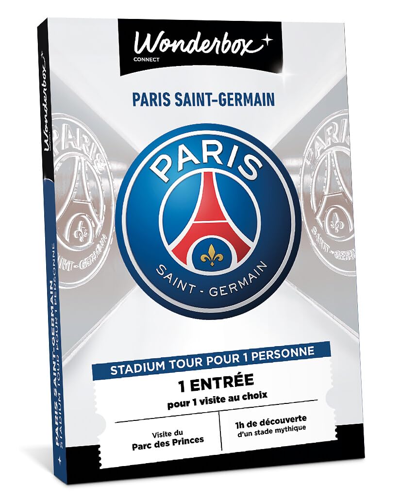 Wonderbox PSG Stadium Tour coffret foot Parc des Princes 1 pers.