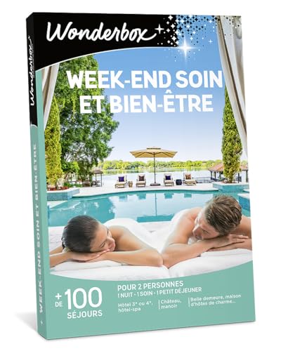 Wonderbox Séjour Week-End Soin et Bien-Être coffret 2 pers 1 nuit