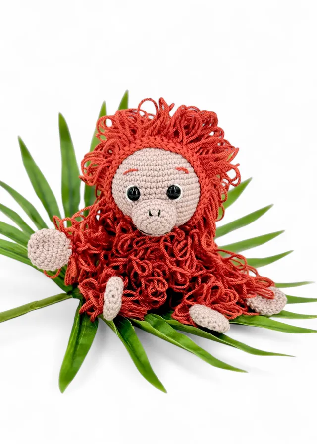 Valerie Berani l’orang-outan livre crochet amigurumi