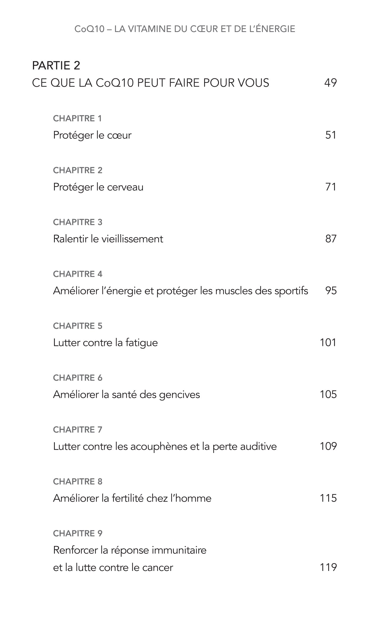 Souccar Editions Nature et vitamines CoQ10 livre broché coeur