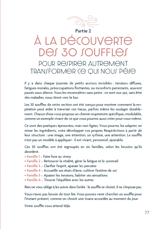 Souccar Le grand livre des souffles livre broché stress