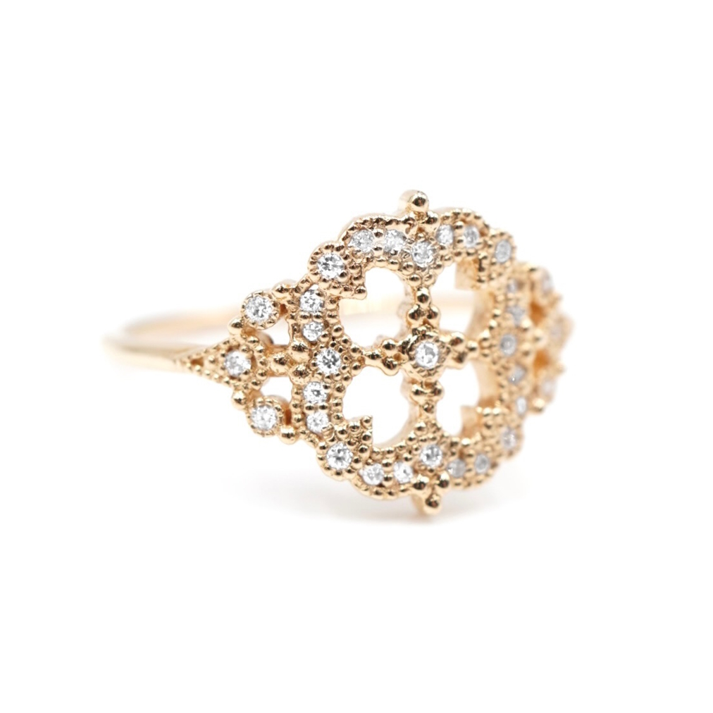 Angèle Brousse Greta Starlite bague or 18 carats diamants