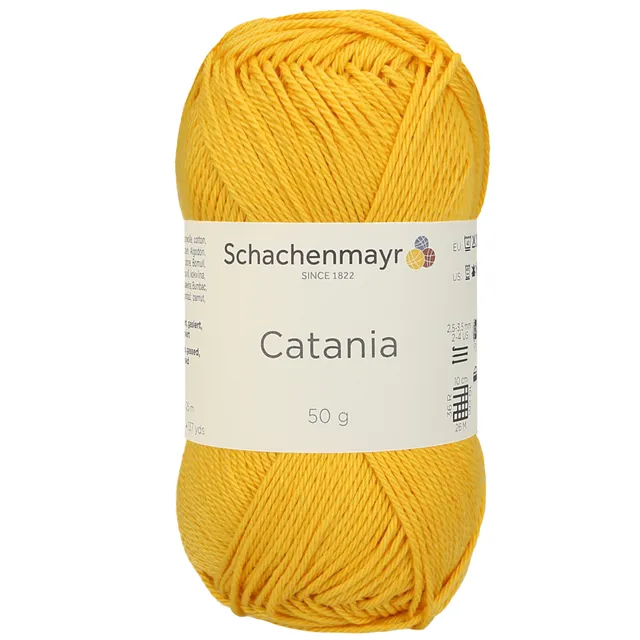 Schachenmayr Catania 0208 fil coton Sonne jaune