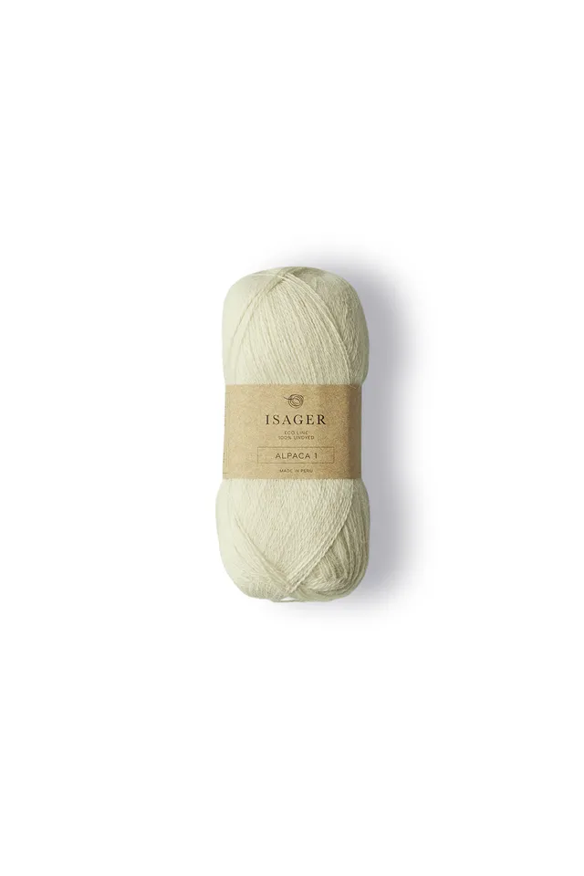 Isager Alpaca 1 fil alpaga lace 100g 800m pur