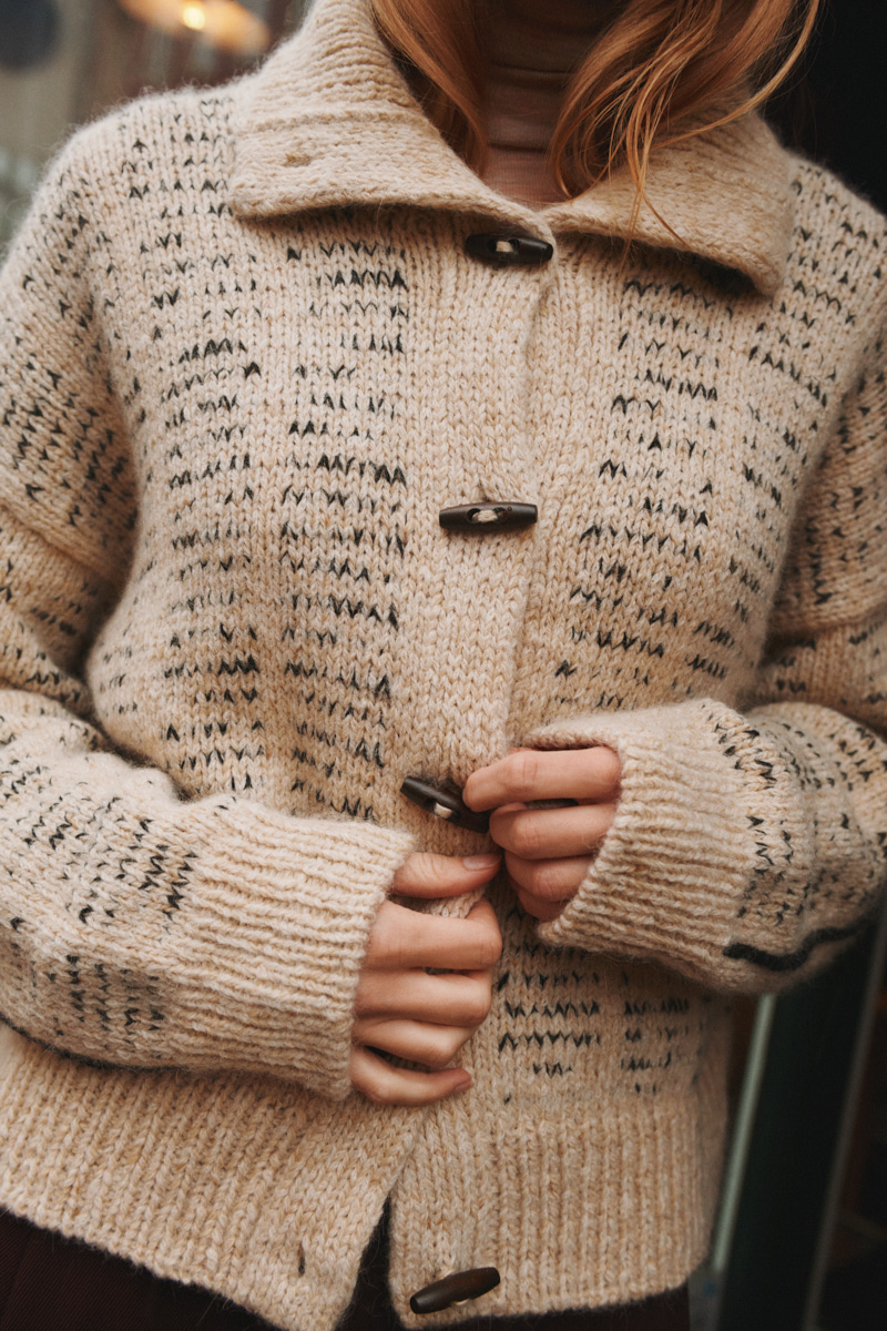Isager Yarn Kits Ava Jacket kit tricot veste femme