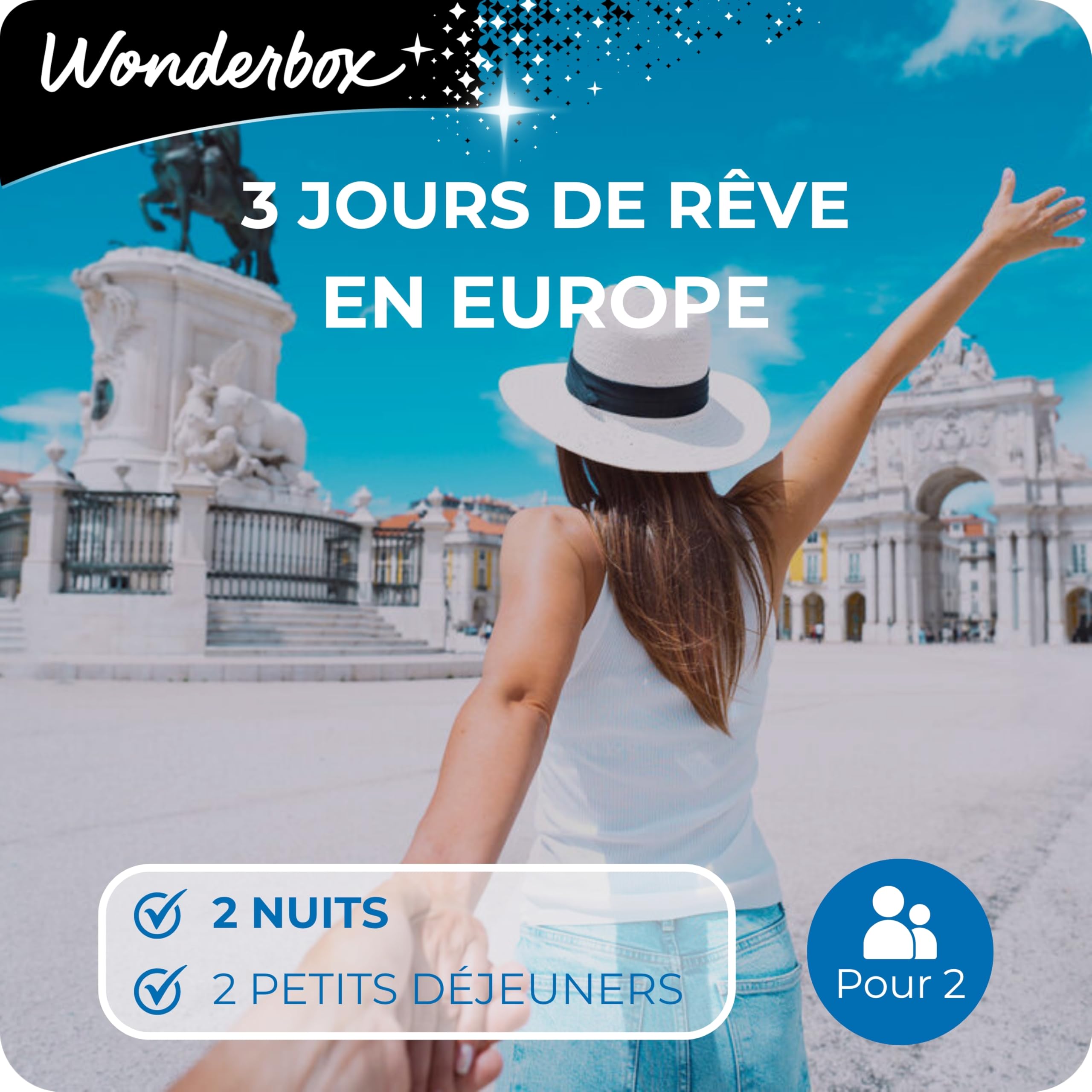 Wonderbox Week-End en Amoureux coffret séjour 2 nuits pour 2