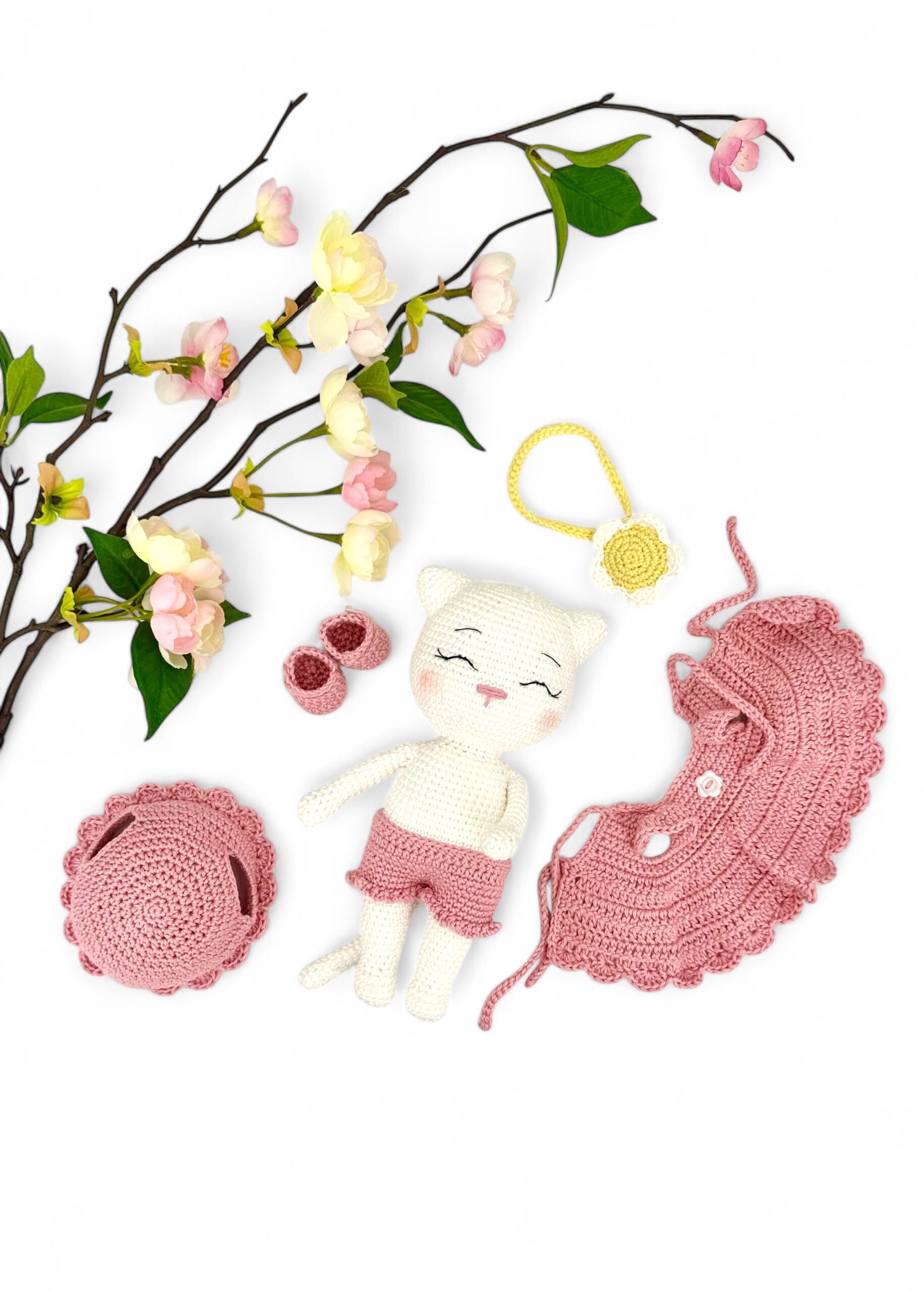 Chacha le chaton romantique livre patron crochet chat