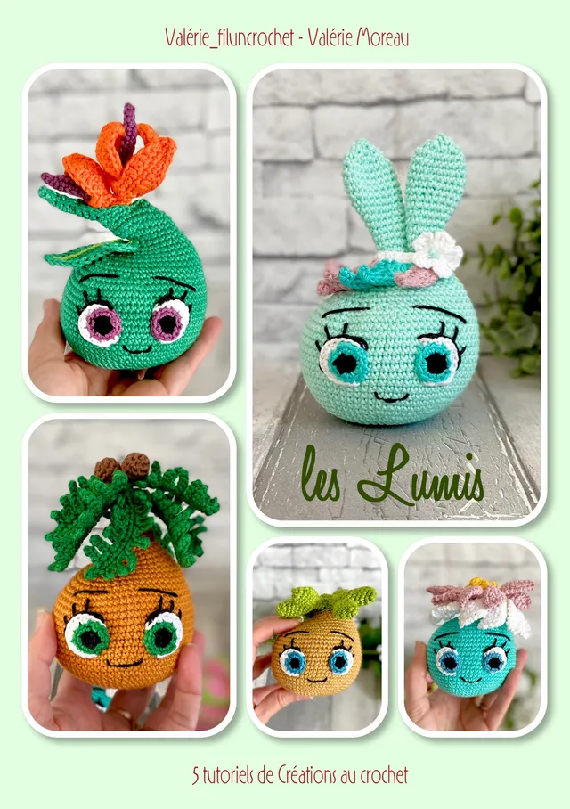 Valerie Fil Un Crochet Les Tutoriels Combo de Lumis patron PDF
