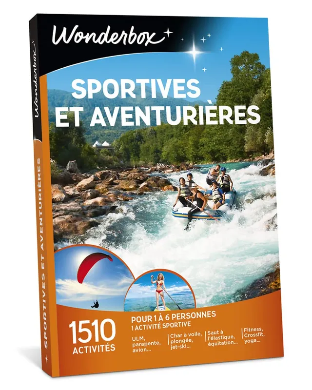 Wonderbox Sport & aventure Sportives Et Aventurières coffret 1510 activités