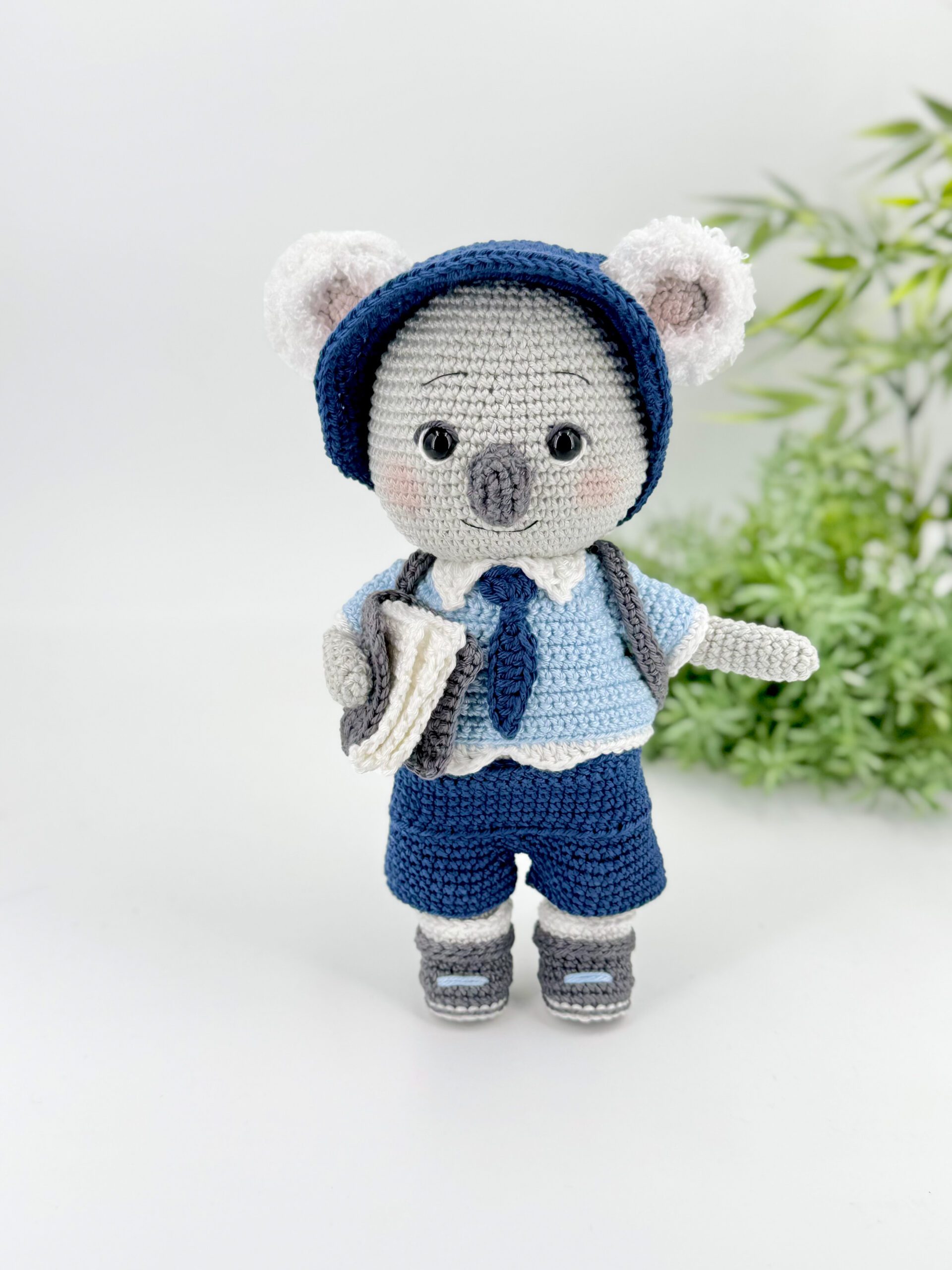 Camille le koala l’écolier livre crochet patron amigurumi