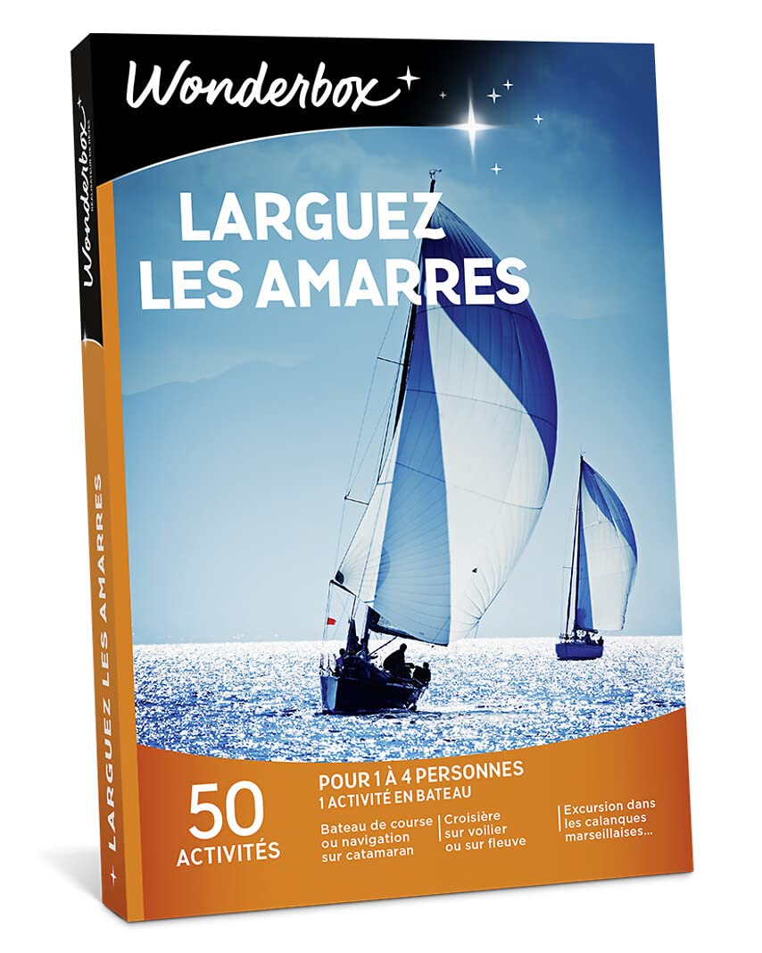 Wonderbox Sport & aventure Larguez Les Amarres coffret bateau 50 activités