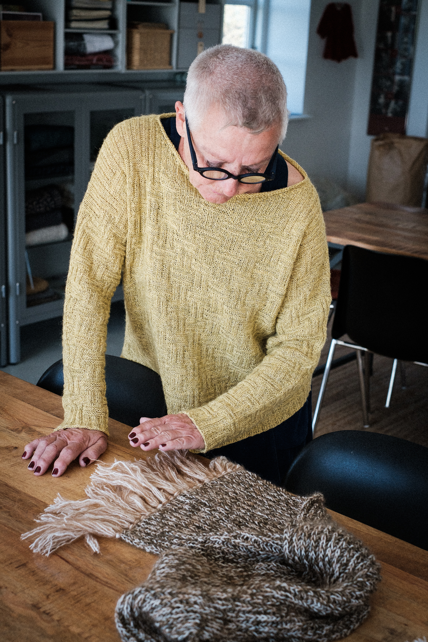 Isager Pullover Lemon kit tricot pull laine