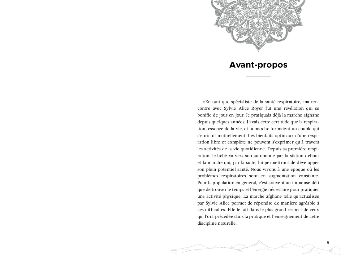 Souccar La marche afghane pour tous livre broché respiration