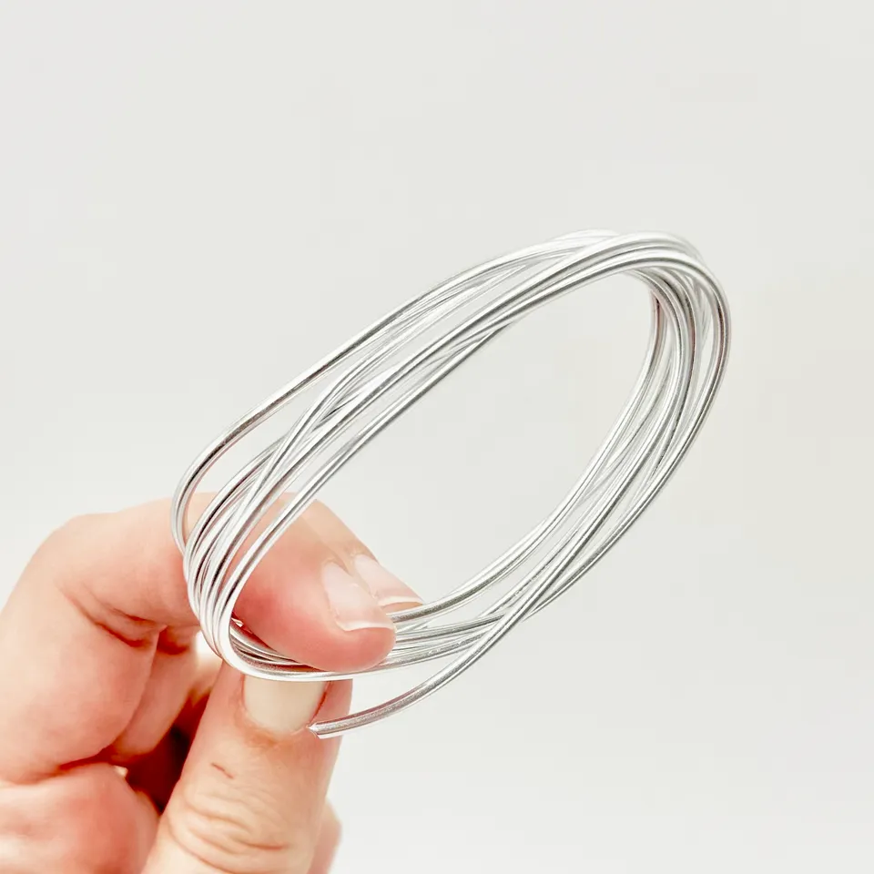 Fil aluminium 2 mm accessoire crochet armature souple