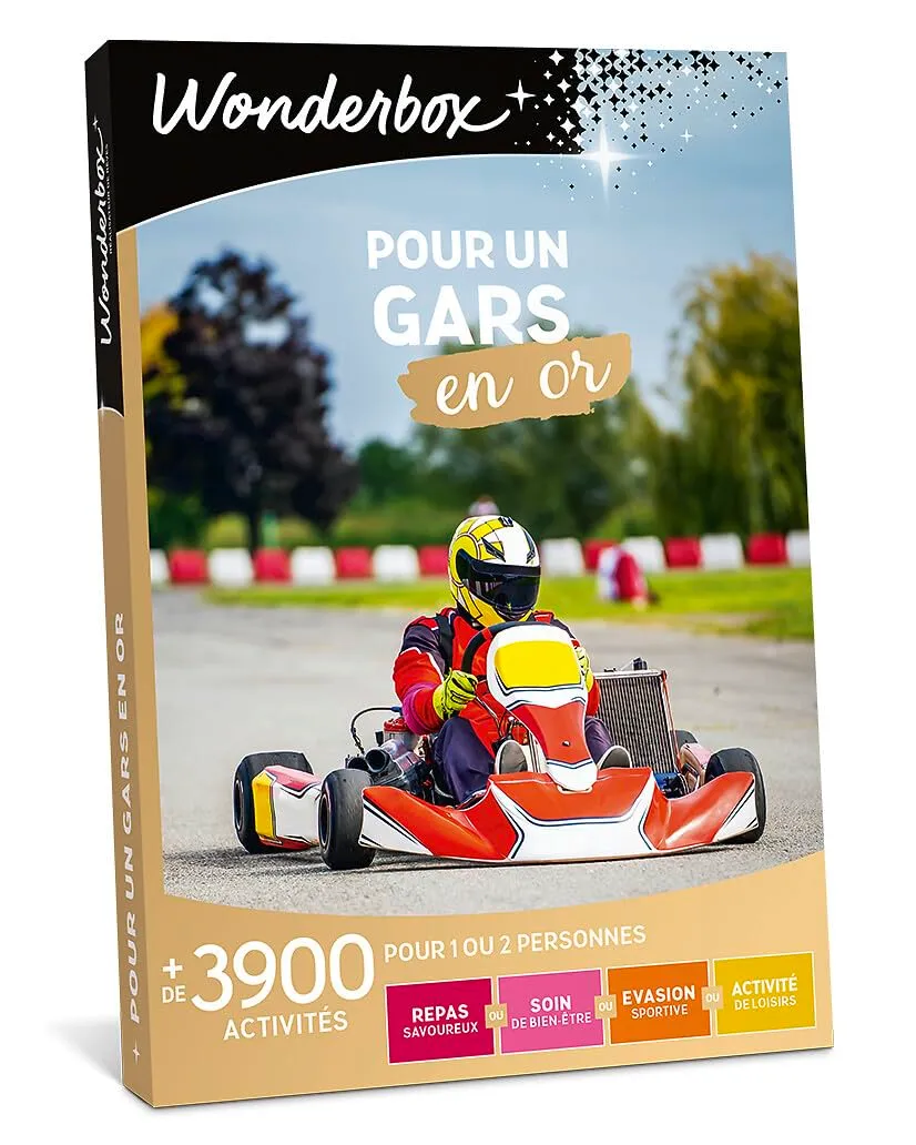 Wonderbox En Or Multi Activité coffret cadeau 1 activité 1-2 pers