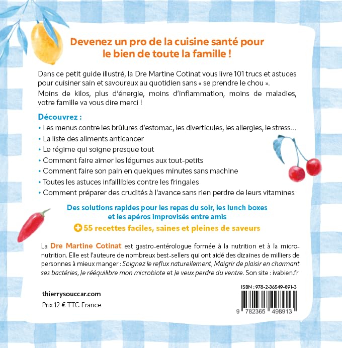 Souccar Editions L'assiette à malices guide cuisine saine broché 101 astuces