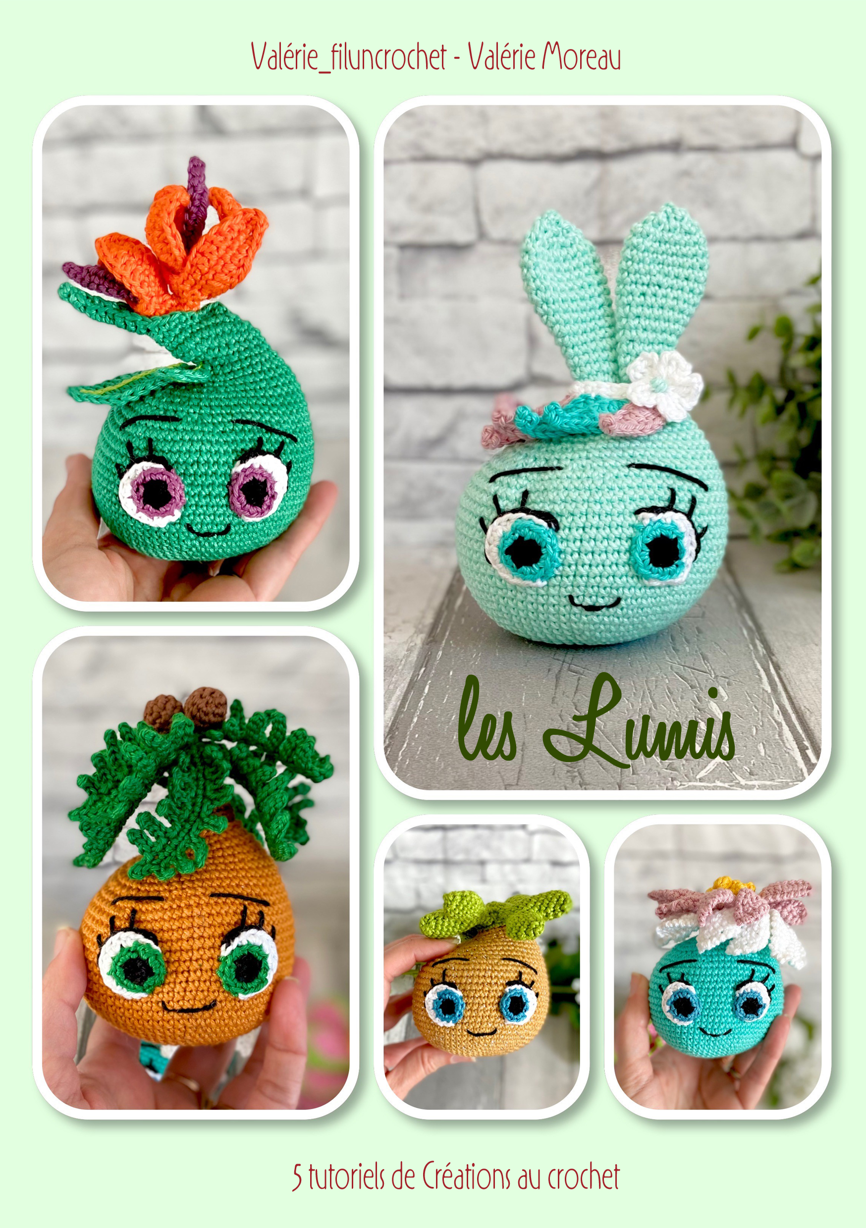 Valerie Fil Un Crochet Les Tutoriels Combo de Lumis patron PDF