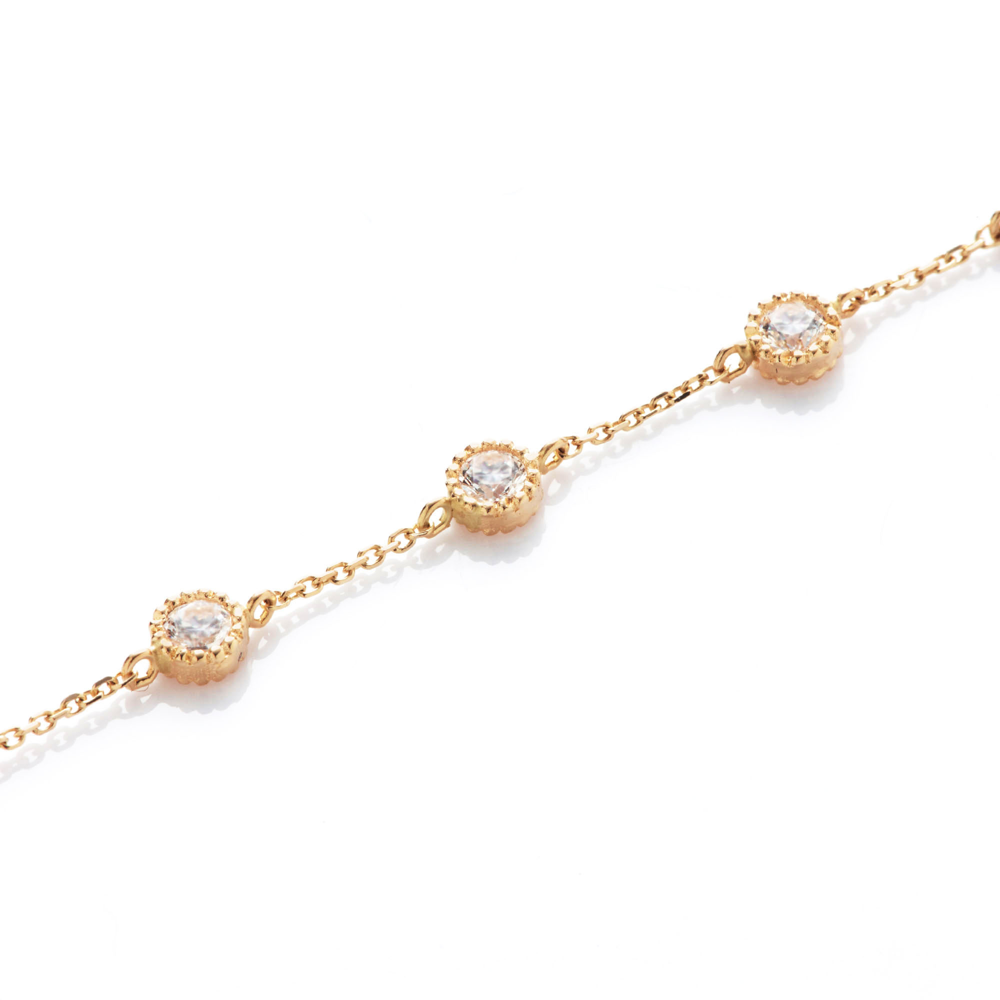 Angèle Brousse Cessi bracelet multi-pierres topazes or jaune