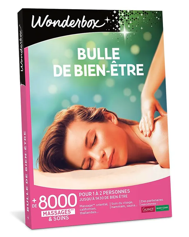 Wonderbox Beauté & bien-être Bulle de Bien-Être coffret 1-2 pers