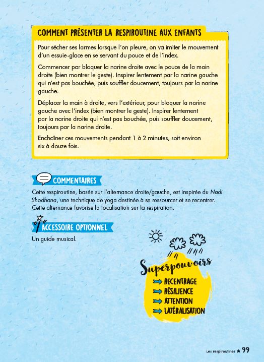 Souccar Editions Cohérence Kid livre broché respiration enfant