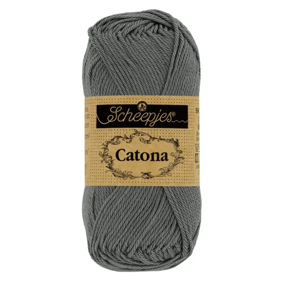 Scheepjes Catona 0501 fil coton gris anthracite