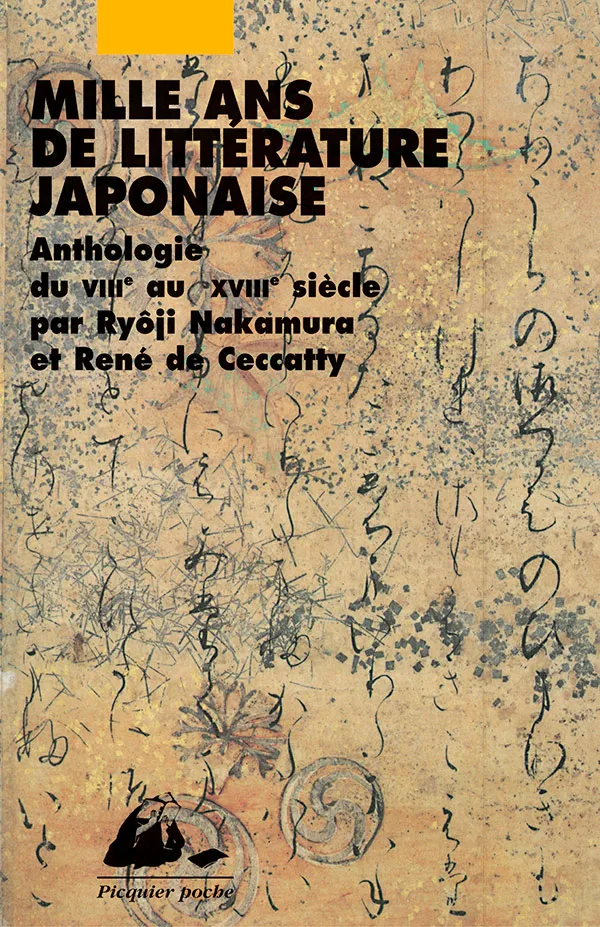 Éditions Picquier Mille ans de littérature japonaise livre