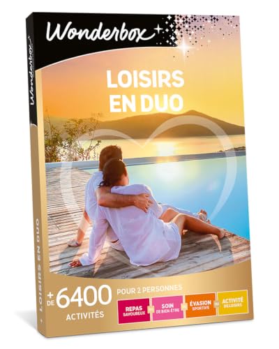 Wonderbox Coffrets multi-thèmes coffret cadeau 2 personnes activités