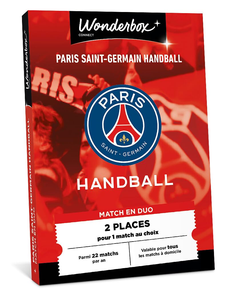 Wonderbox PSG Handball coffret cadeau 2 places match handball