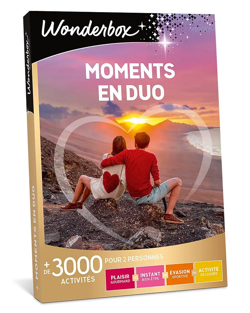 Wonderbox Moments en Duo coffret cadeau 2 pers multi-activités