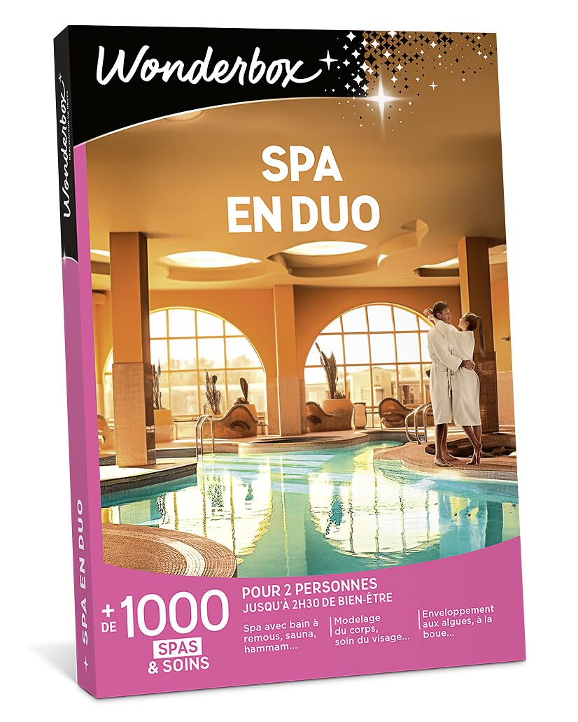 Wonderbox Spa En Duo coffret cadeau 2 personnes soin 2h30