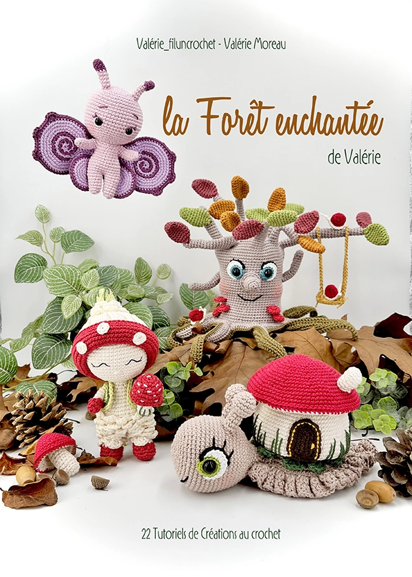 Valerie Fil un Crochet La Forêt Enchantée livre crochet forêt A4