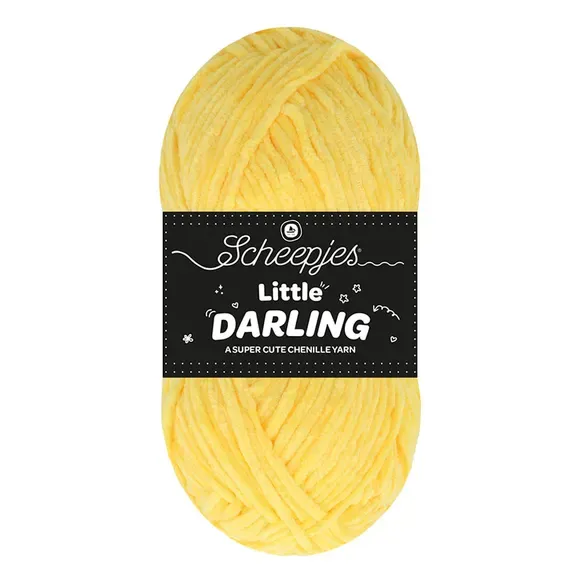 Scheepjes Little Darling fil chenille 402 Bumble Bee