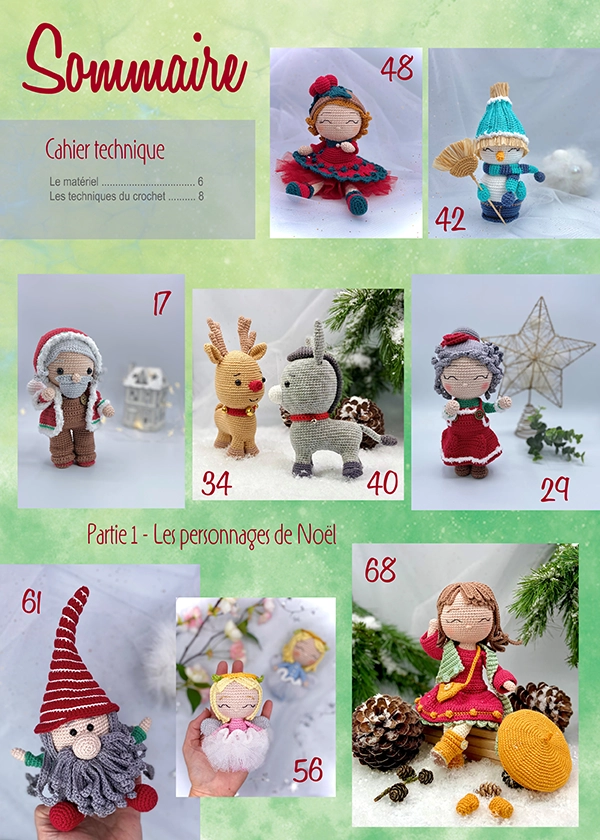 Valerie Fil un Crochet Le Doux Noël de Valerie livre crochet Noël A4