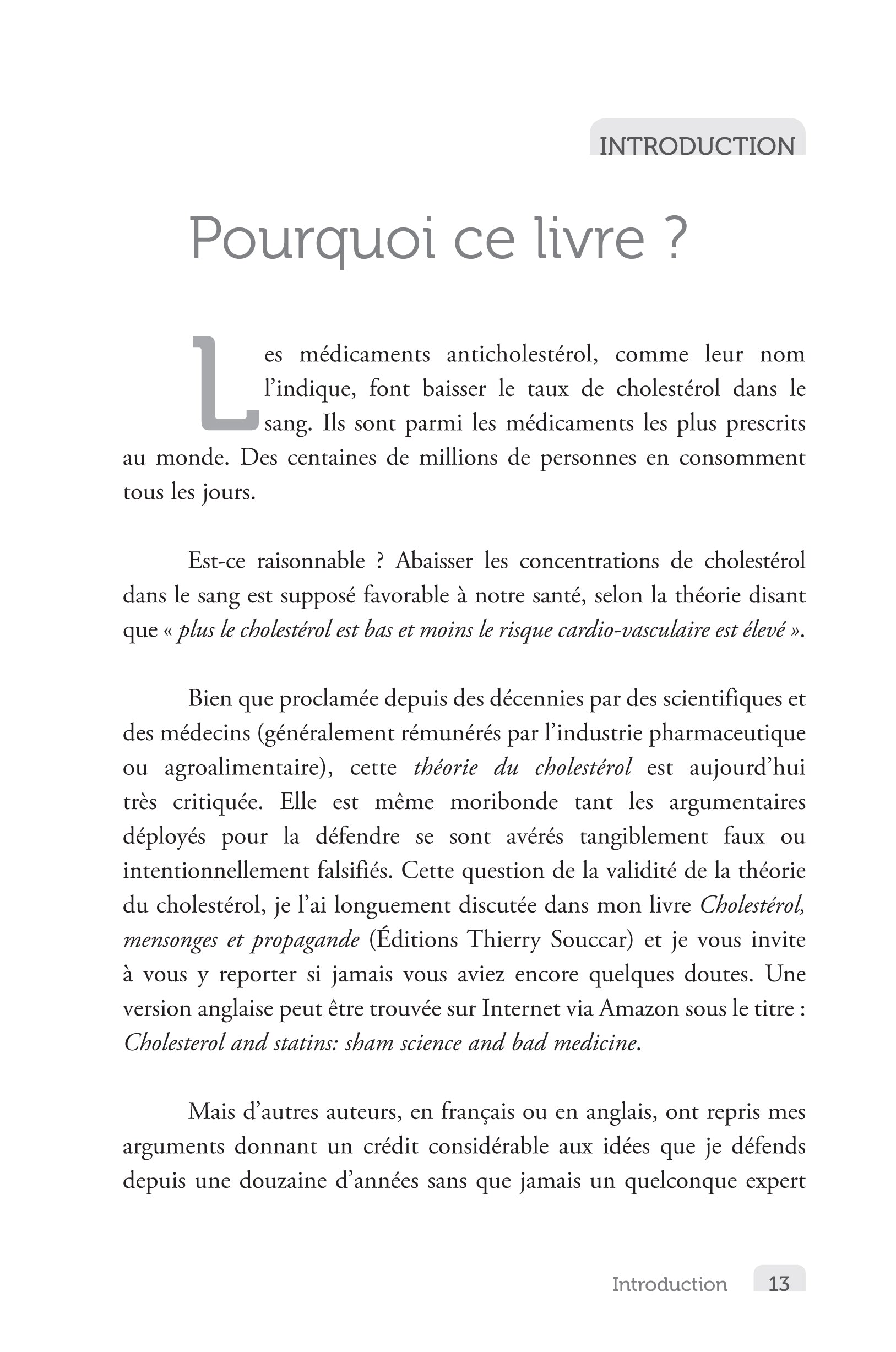 Souccar Editions L'horrible vérité anticholestérol livre santé broché