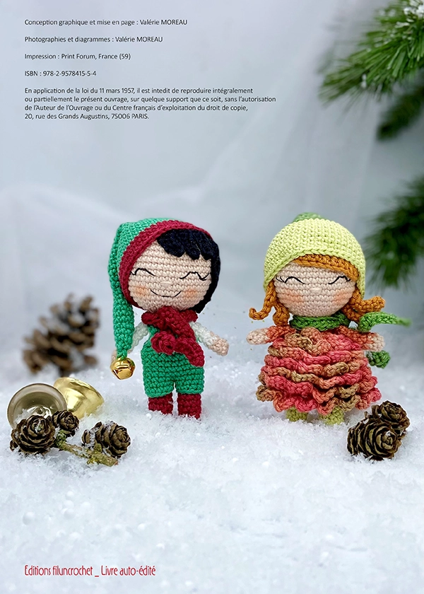 Valerie Fil Un Crochet Lutins livre crochet 26 pages A4