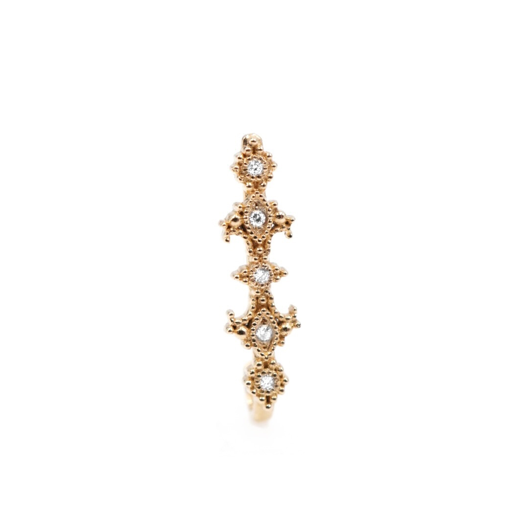 ANGÈLE BROUSSE Greta boucle d’oreille tige or diamant