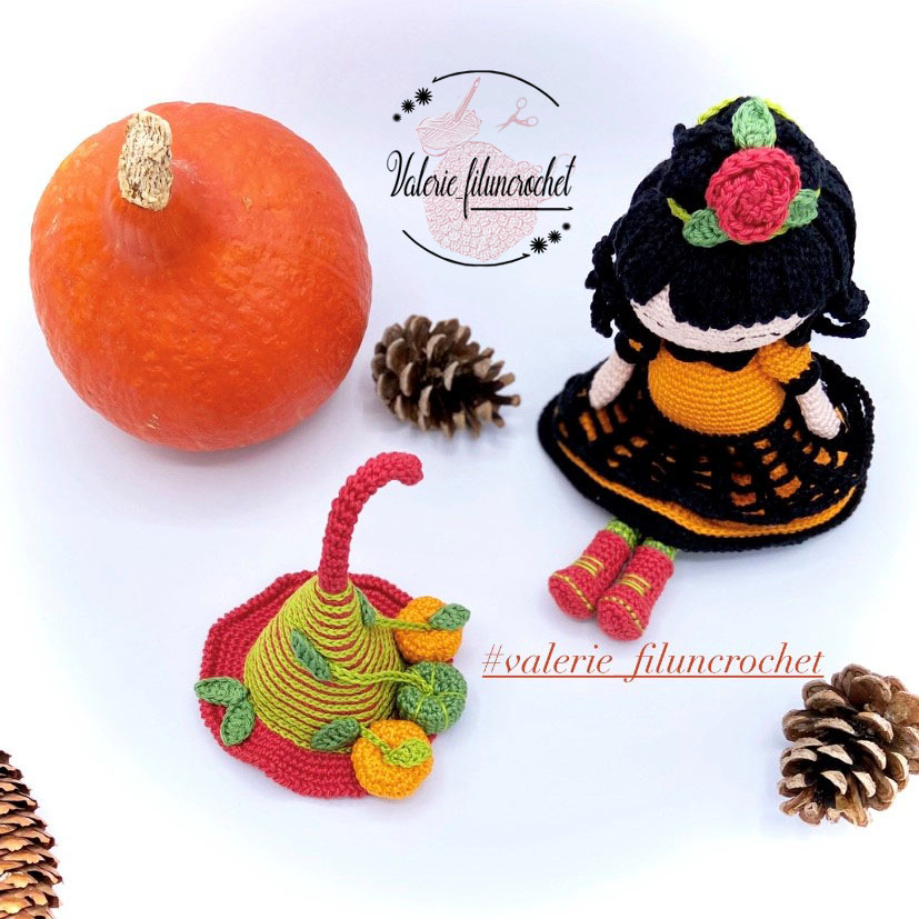 Valerie Miss Potiron tutoriel crochet amigurumi