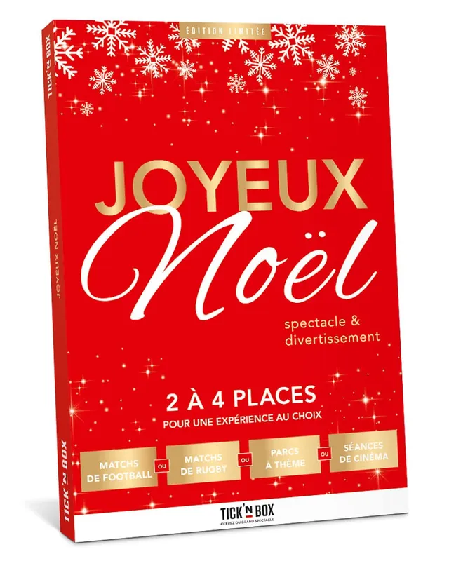 Tick&Box Multi Activité coffret cadeau 4 places sport et loisirs