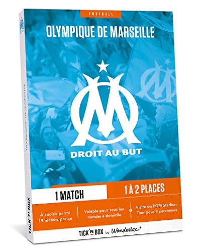 Tick'nBox OM match Vélodrome coffret foot billets domicile